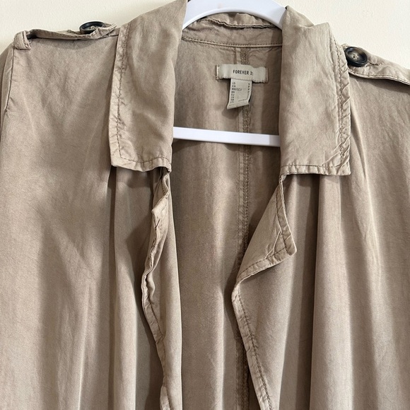 Forever 21 Trench Coat - Picture 3 of 4